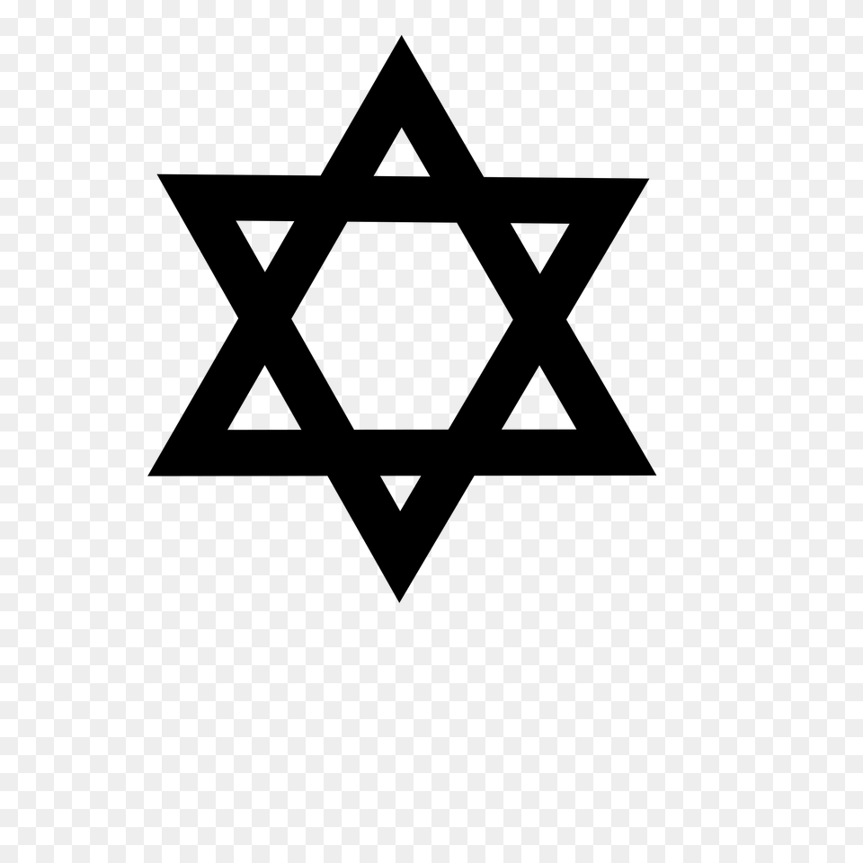 Magen David, Gray Free Transparent Png