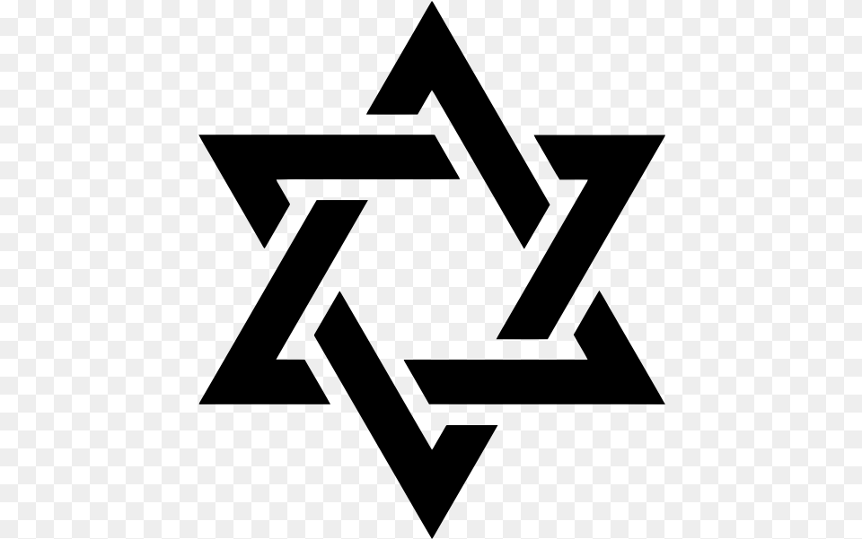 Magen David Jewish Star Symbols Of Solomon Seal, Gray Png Image