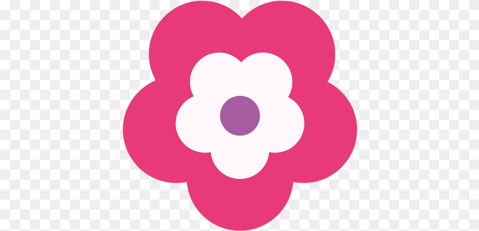 Magenta Flower Icon U0026 Svg Vector File Flower Green Icon Aesthetic, Anemone, Plant, Person Free Png Download