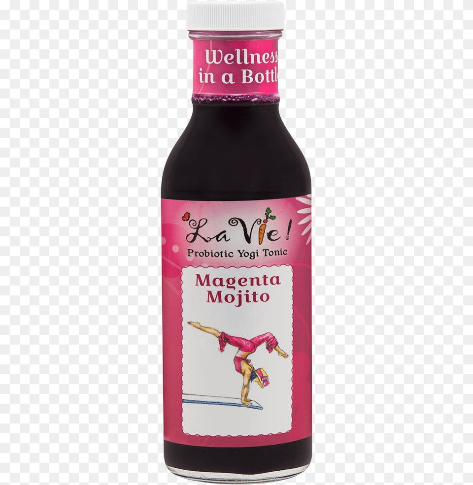 Magenta Mojito La Vie, Food, Seasoning, Syrup, Person Png Image