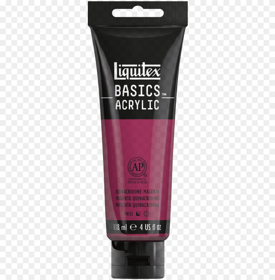 Magenta Raw Umber Acrylic Paint, Bottle, Aftershave, Cosmetics Png Image