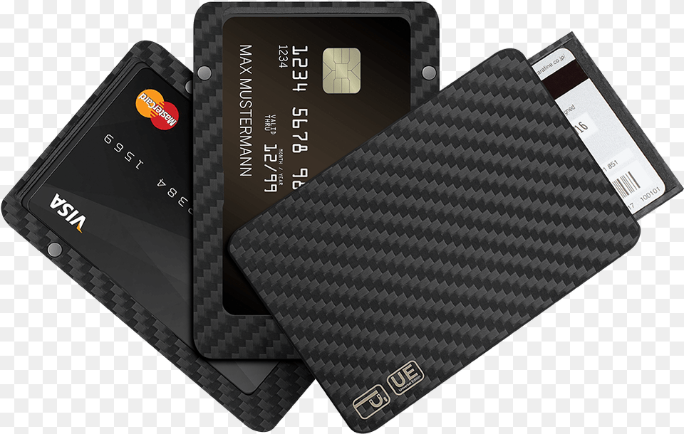 Magez Wallet Ue Carbon Fibers, Text, Credit Card Png