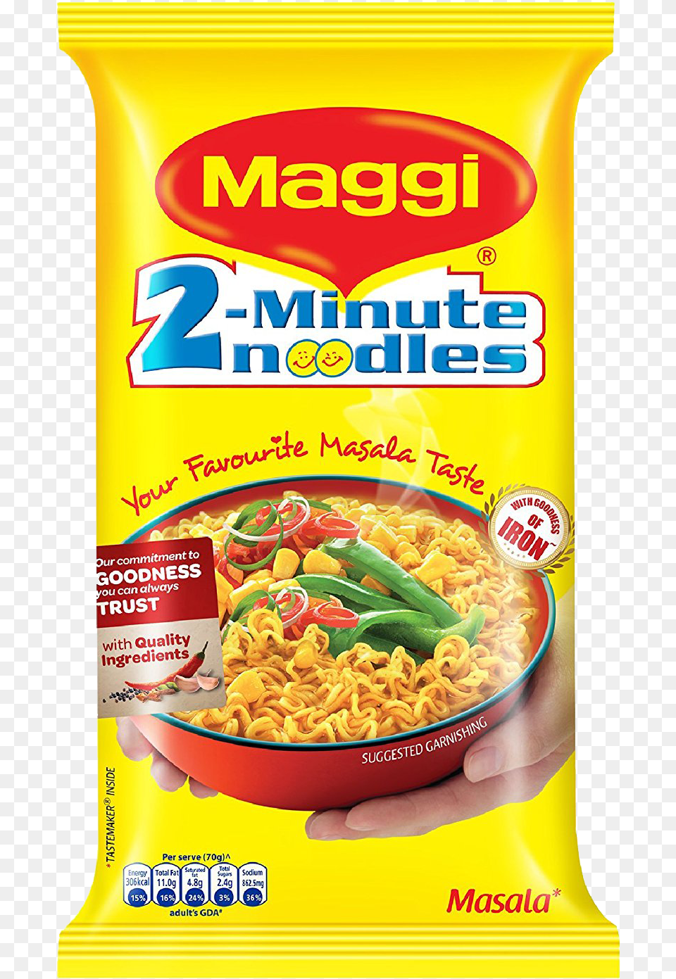 Maggi 2 Minute Noodles Masala, Food, Noodle Free Transparent Png