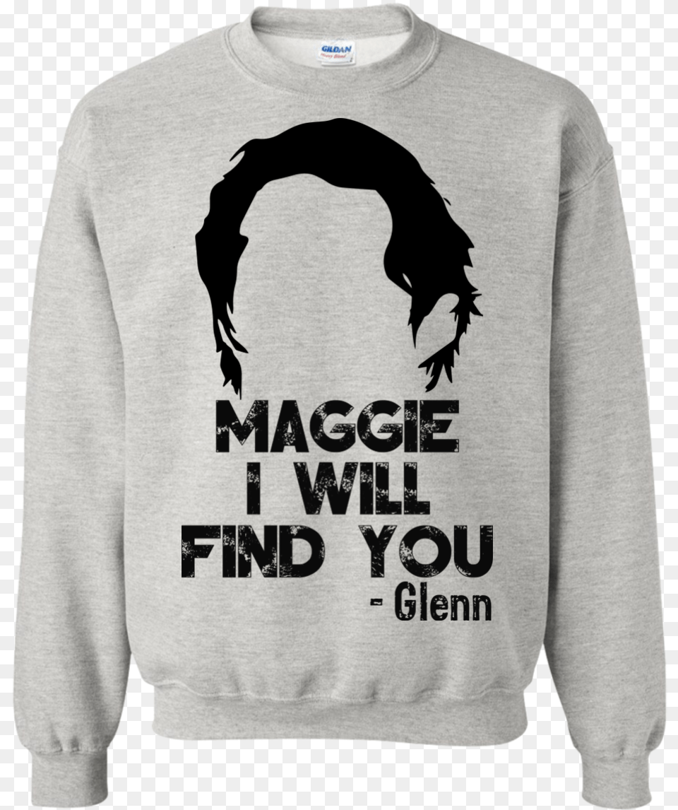 Maggie I Will Find You Cardi B Black And White, Sweatshirt, Sweater, Clothing, Hoodie Free Transparent Png