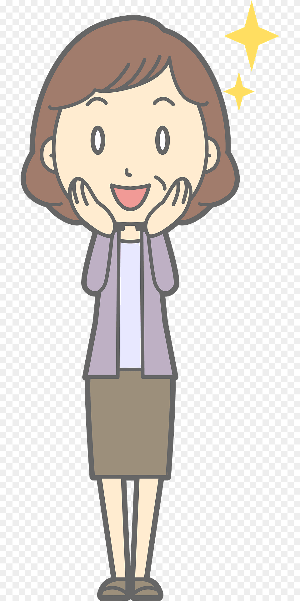 Maggie Middle Aged Woman Clipart, Book, Comics, Publication, Person Free Png