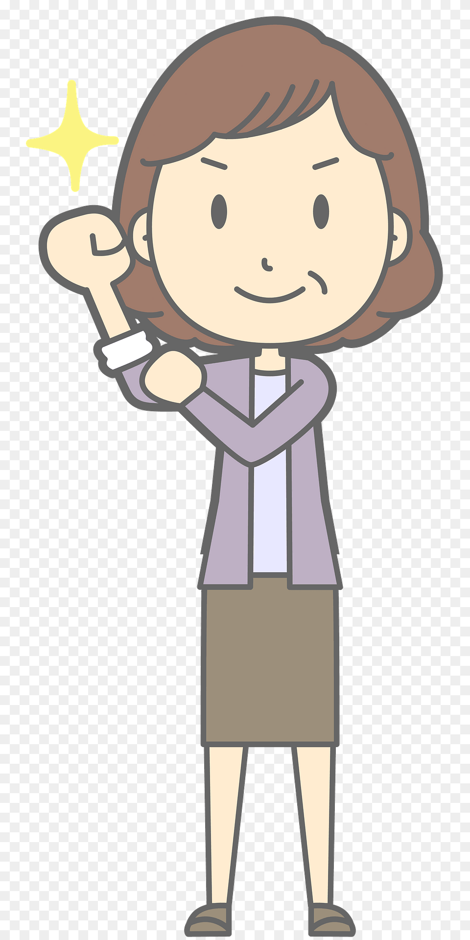 Maggie Middle Aged Woman Clipart, Book, Comics, Publication, Person Png
