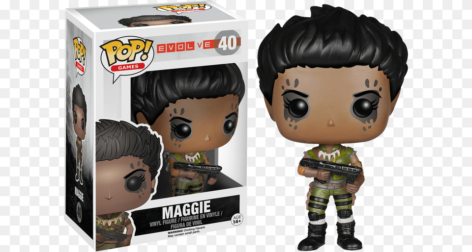 Maggie Pop Vinyl On Ozzie Collectables Funko Pop Evolve Maggie, Figurine, Baby, Person, Face Free Transparent Png