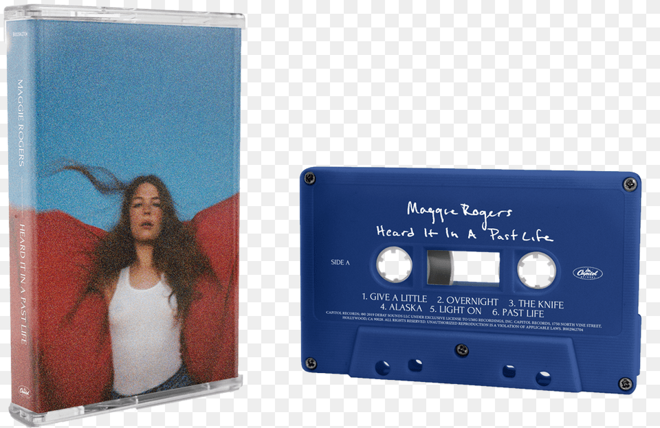 Maggie Rogers Heard It In A Past Life Cassette, Adult, Person, Woman, Female Free Transparent Png
