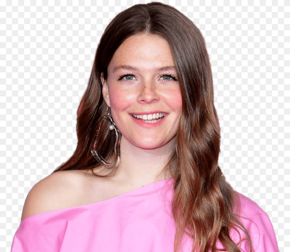 Maggie Rogers In Pink Clip Arts Maggie Rogers, Woman, Smile, Portrait, Photography Free Transparent Png