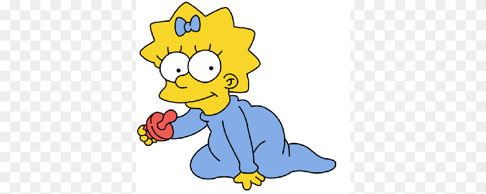 Maggie Simpson, Baby, Person, Cartoon Free Png Download