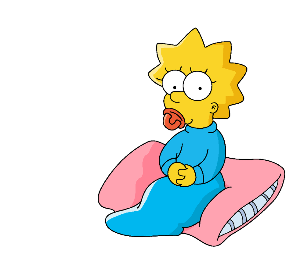Maggie Simpson, Baby, Person, Cartoon Free Png