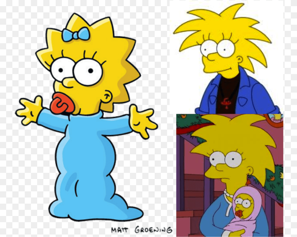 Maggie Simpson Clipart Maggie Simpson Homer Simpson Maggie Simpson, Book, Comics, Publication, Baby Free Png