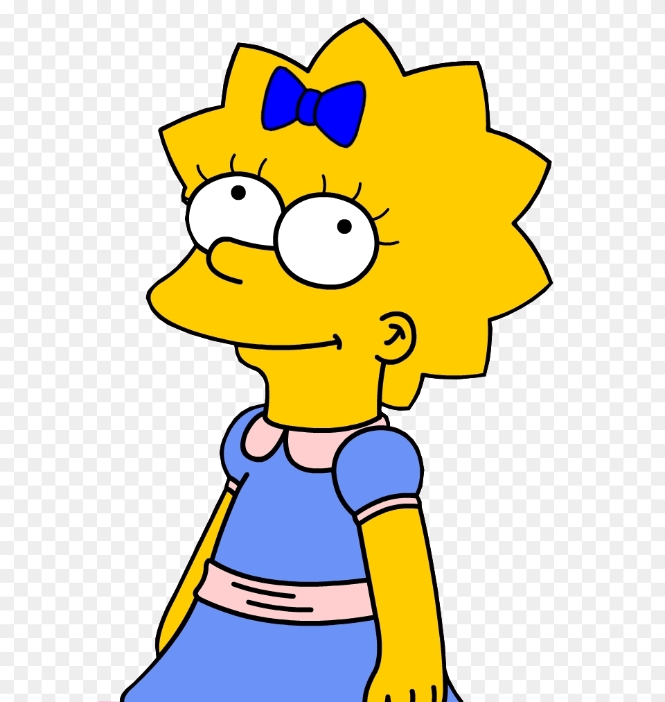 Maggie Simpson Picture, Baby, Cartoon, Person Png Image