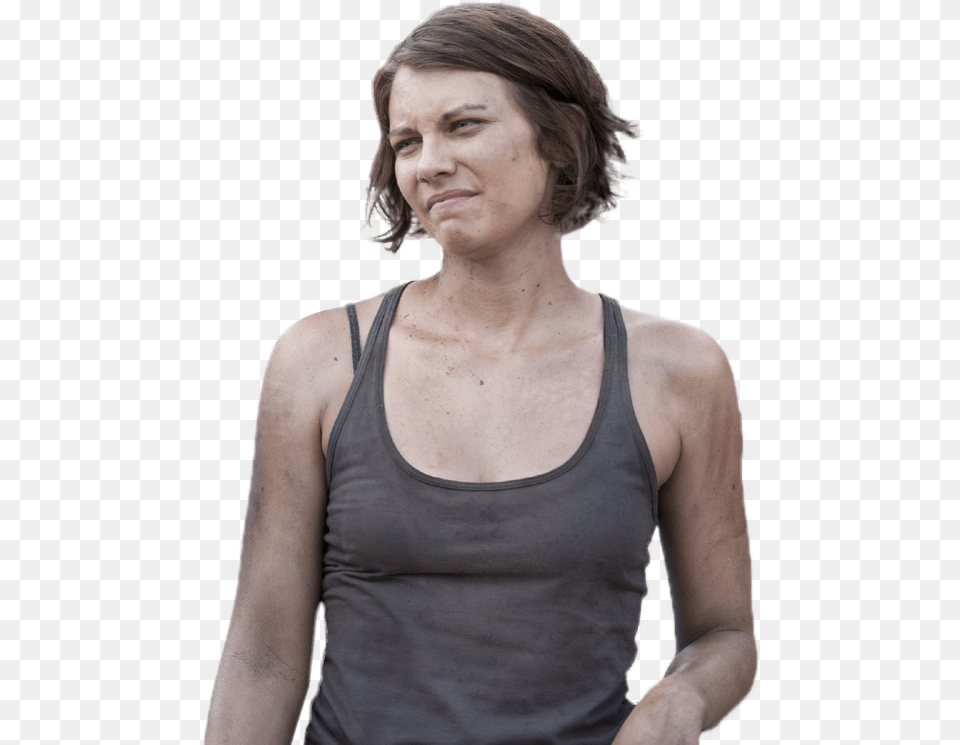 Maggie Twd The Walking Dead World Maggie Greene Lauren Cohan Maggie, Adult, Undershirt, Person, Woman Png Image
