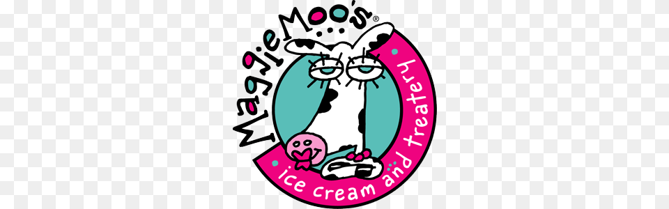 Maggiemoos Ice Cream And Treatery, Sticker, Livestock, Animal, Cattle Free Png Download