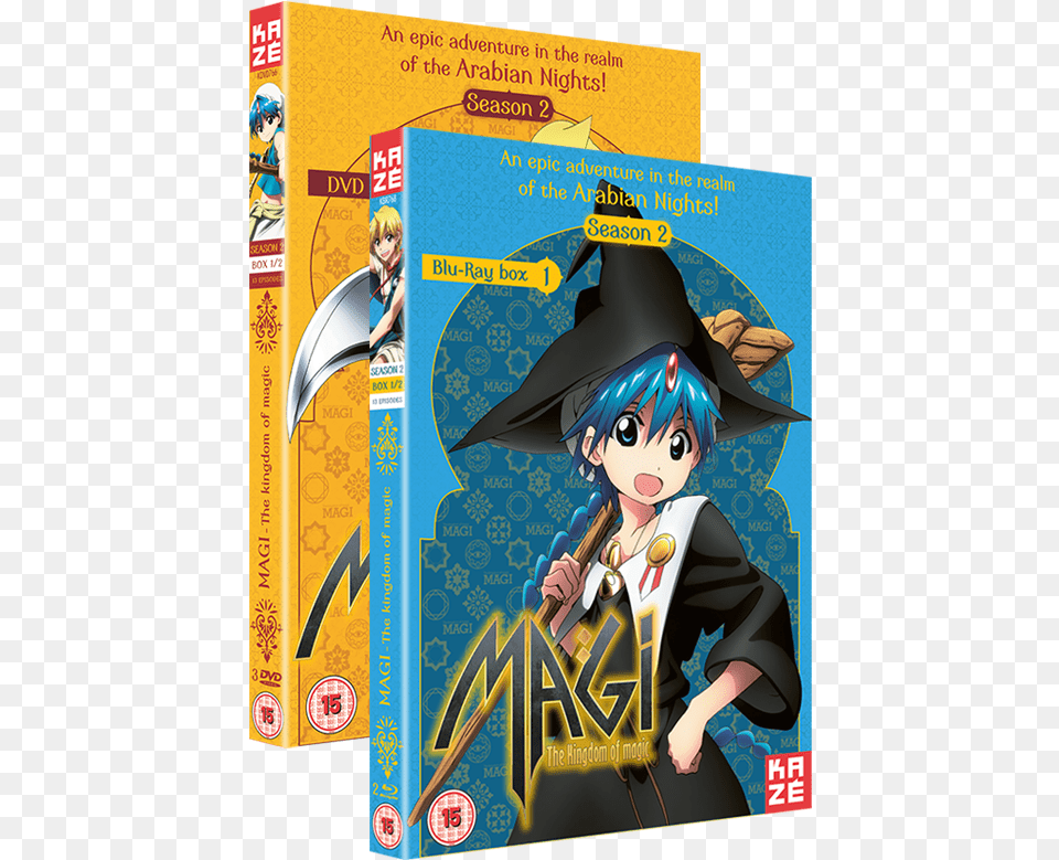 Magi The Kingdom Of Magic Season 2 Part Magi The Labyrinth Of Magic Saison 2 Parti 1 Vf, Book, Comics, Publication, Adult Png Image