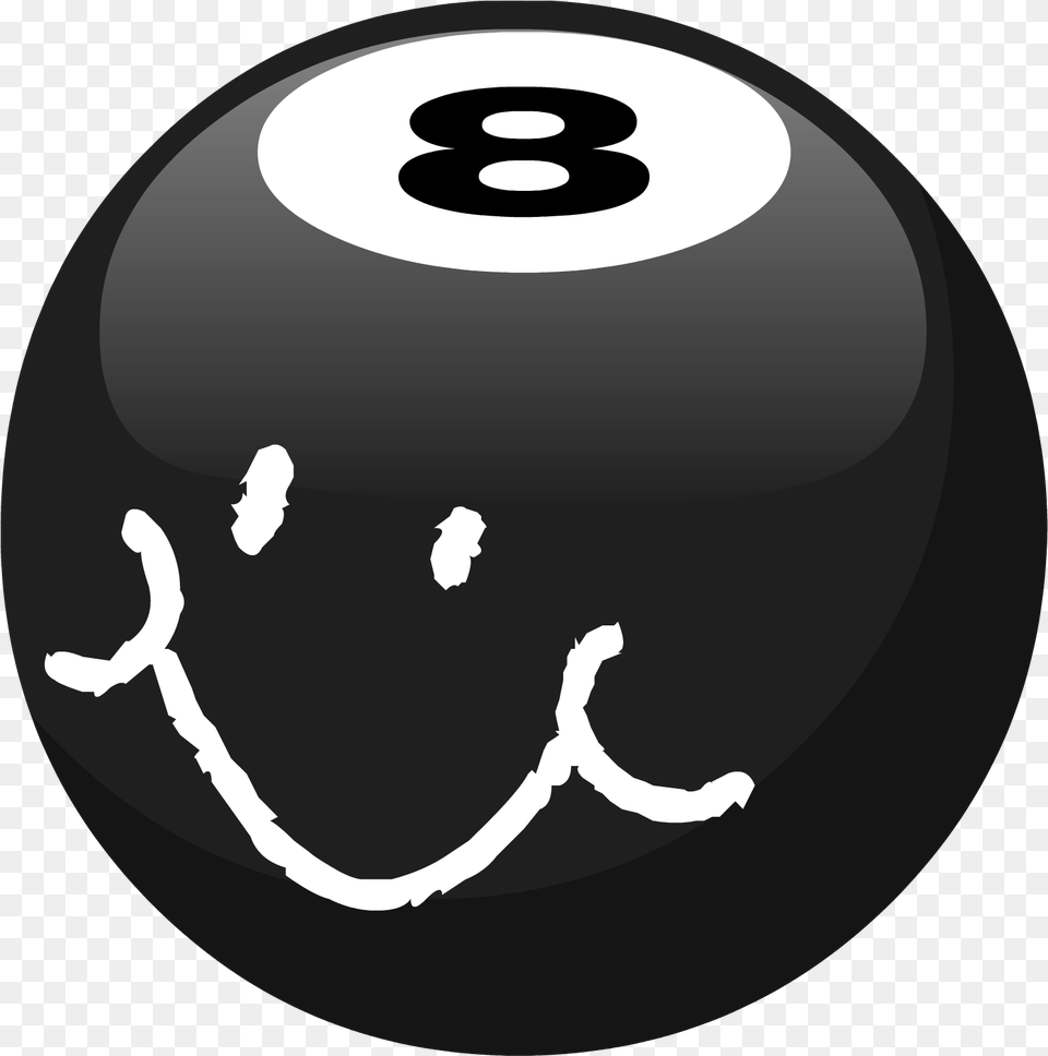 Magic 8 Ball Battle For Bfdi 8 Ball, Furniture, Table, Stencil, Disk Free Png