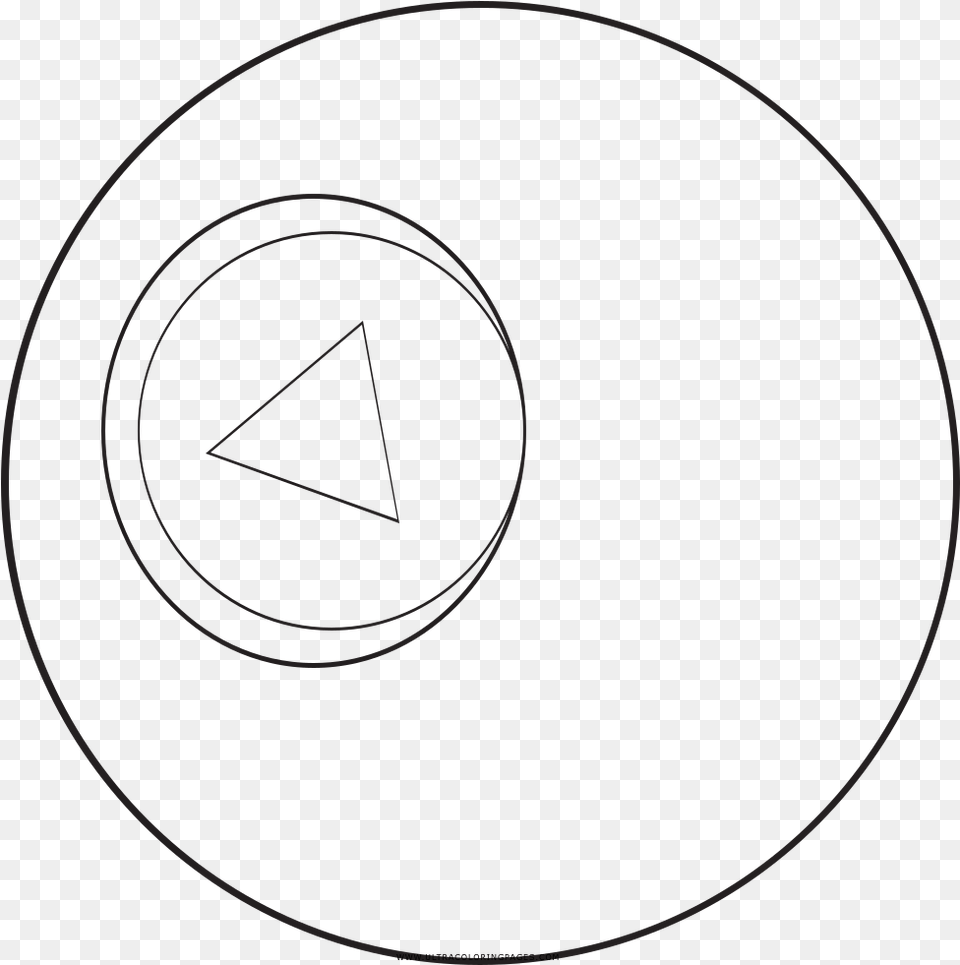 Magic 8 Ball Coloring, Triangle, Disk Png