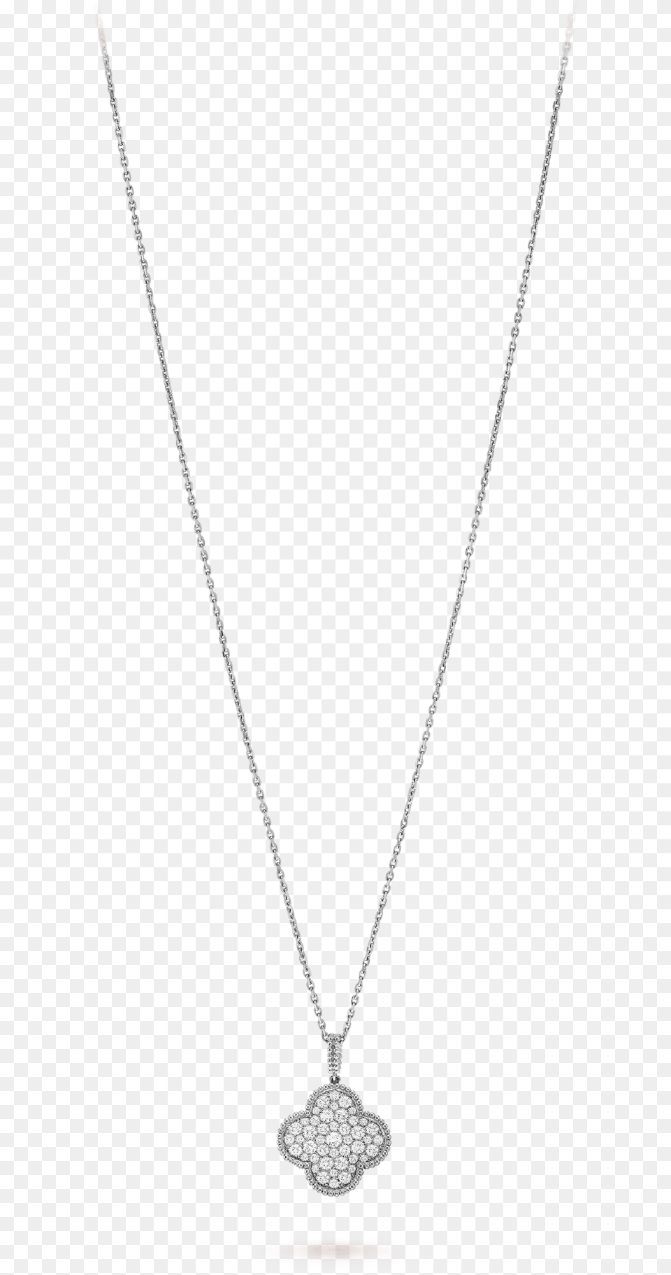 Magic Alhambra Long Necklace 1 Motif Pura Vida Cactus Necklace, Accessories, Jewelry, Pendant, Diamond Free Png Download
