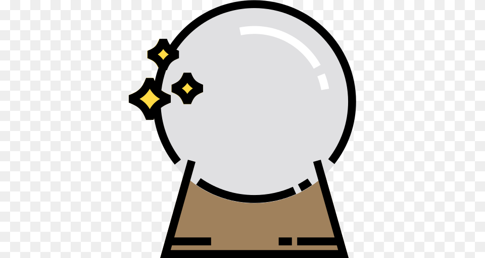 Magic Ball Future Icon, Stencil Png