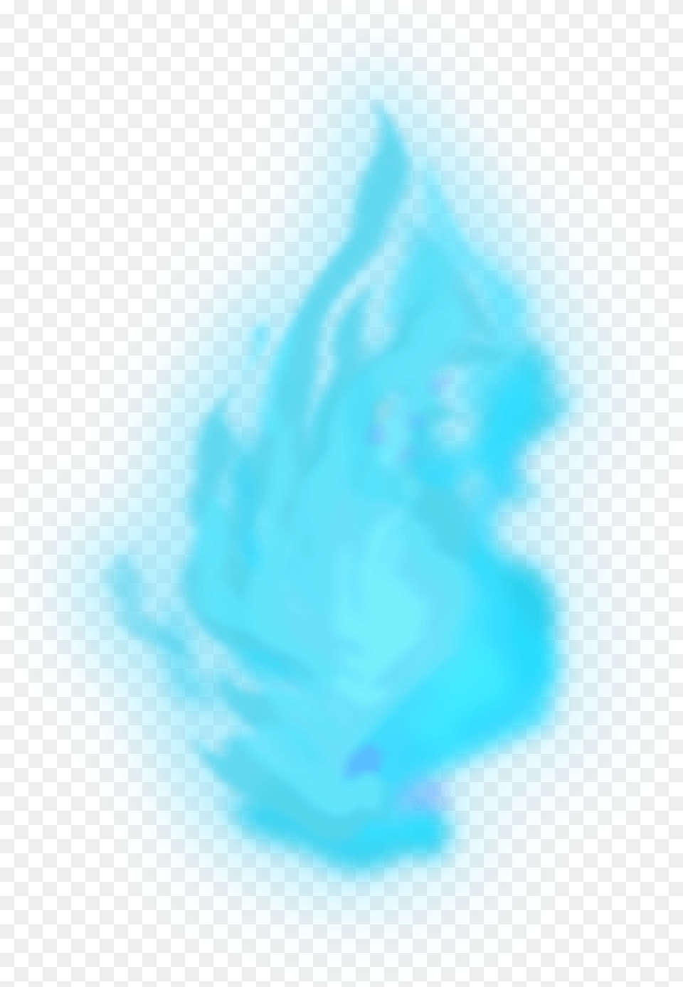 Magic Blue Fire Opengameartorg Painting, Turquoise, Outdoors, Nature, Mineral Free Png Download