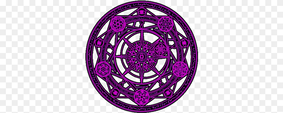 Magic Circle Purple Magic Circle, Pattern, Accessories, Disk, Sphere Free Png Download