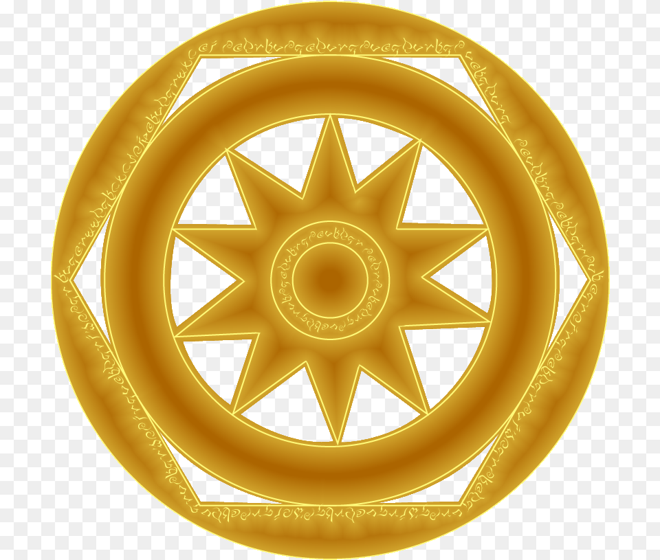 Magic Circle Yellow, Gold, Symbol, Logo Free Png