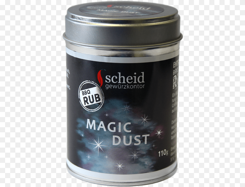 Magic Dust Cosmetics, Tin, Bottle, Shaker Free Transparent Png