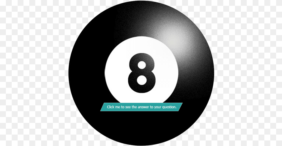 Magic Eight 8 Ball Game Ask Yesno Questions For Accurate Logo Instagram Rond Noir, Number, Symbol, Text, Disk Free Transparent Png