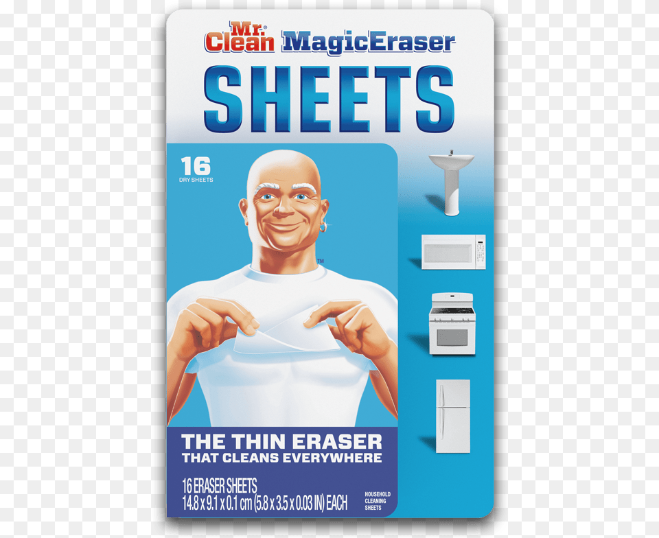 Magic Eraser Sheets Mr Clean Magic Eraser Sheets, Adult, Poster, Person, Woman Free Transparent Png