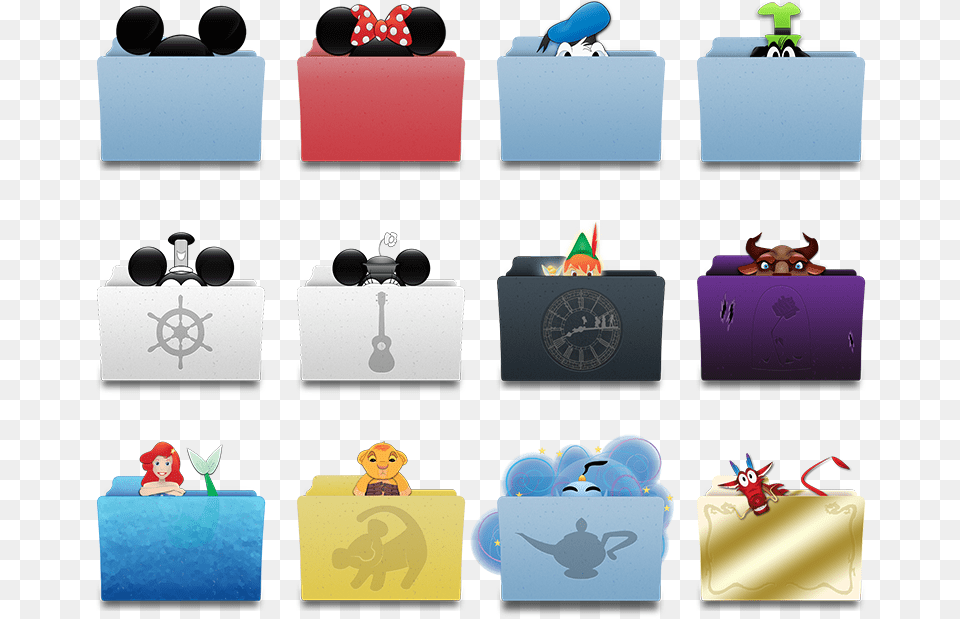 Magic Folder Icons Disney Folder Icons Mac, Bag, Person Free Transparent Png