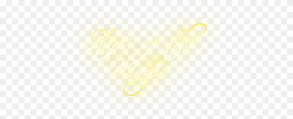 Magic Yellow Magic, Text Free Png Download