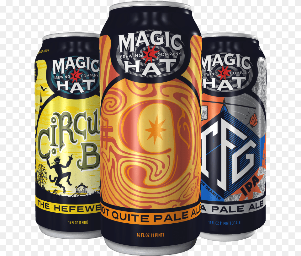 Magic Hat Cans Magic Hat Beer Can, Alcohol, Beverage, Lager, Tin Free Png Download