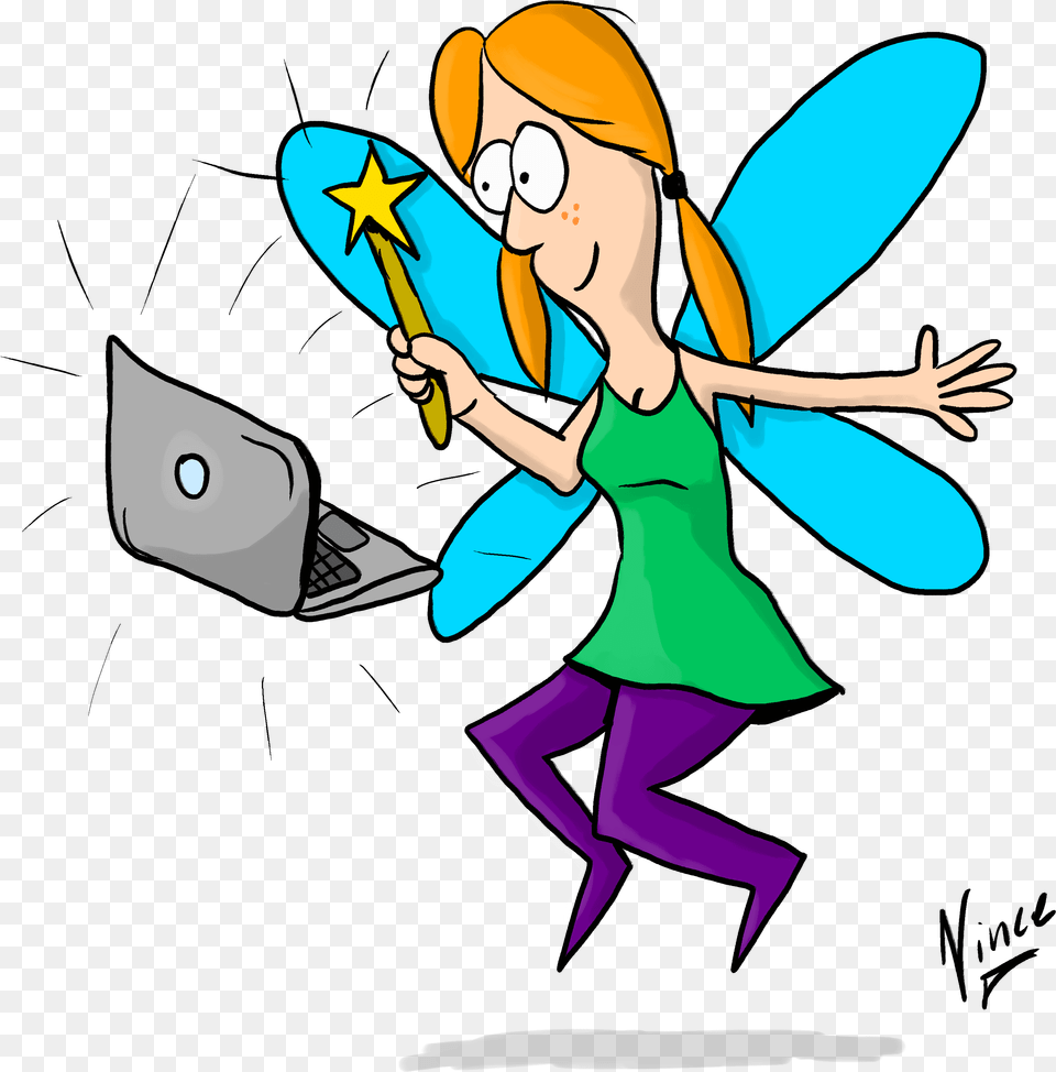 Magic Internet Fairy Internet Fairy, Adult, Publication, Person, Female Free Png