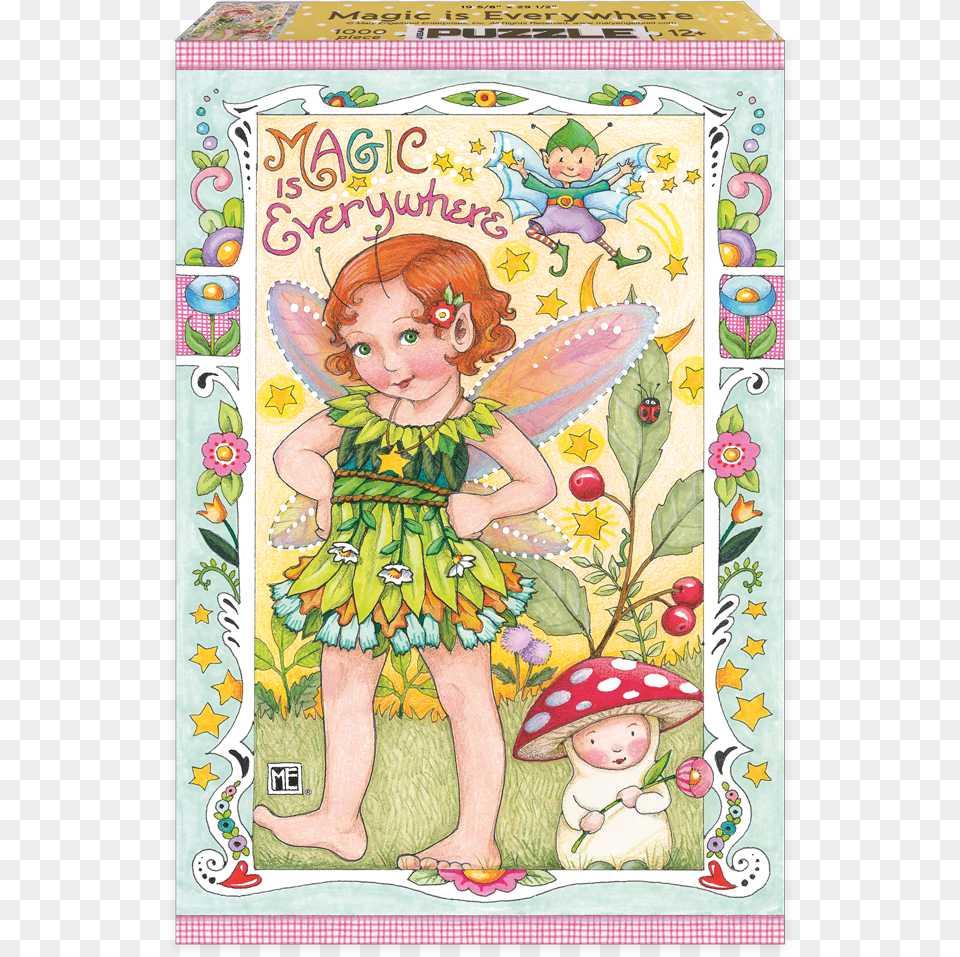 Magic Is Everywhere Puzzle Mary Engelbreit 2021 Mini Wall Calendar, Baby, Person, Mail, Greeting Card Png