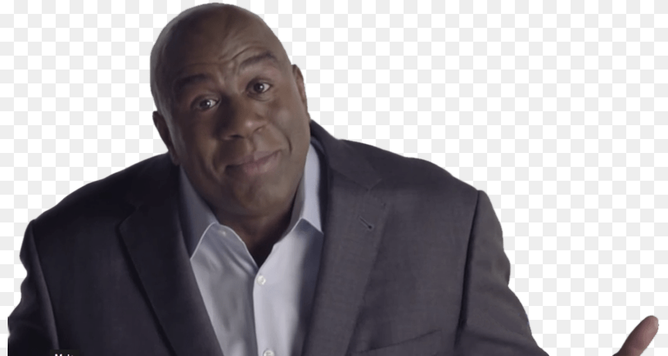 Magic Johnson Hell No Im Not Signing Up For Obamacare Gentleman, Person, Face, Head, Portrait Free Png Download