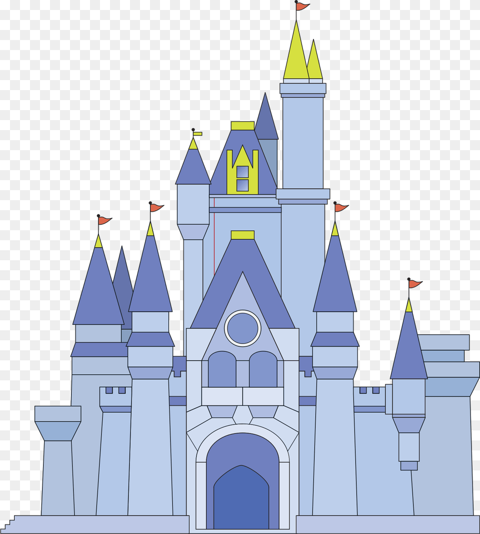 Magic Kingdom Castle Clipart, Architecture, Building, Cathedral, Church Free Png