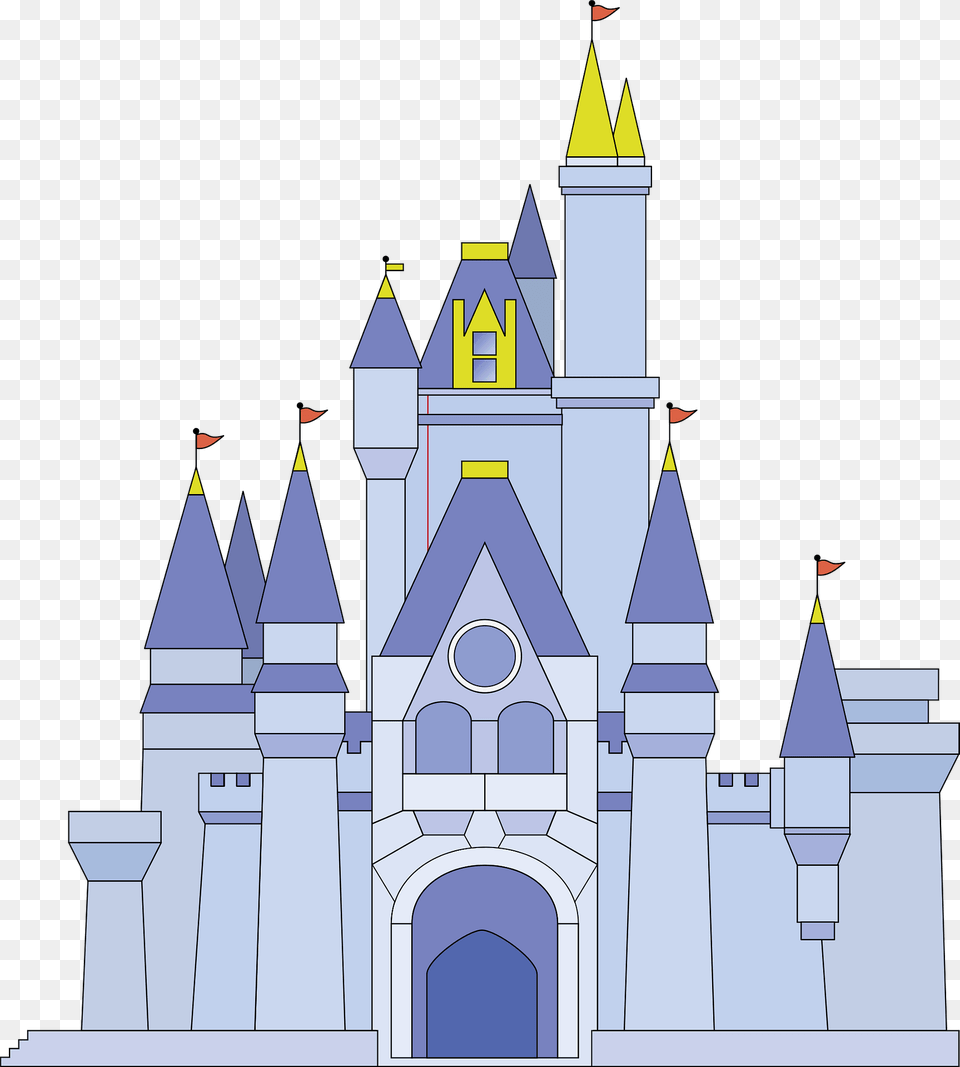Magic Kingdom Castle Clipart, Architecture, Building, Cathedral, Church Png