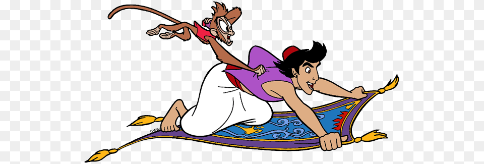 Magic Lamp Aladdin Abu On Flying Carpet Aladdin And Abu Carpet, Cartoon, Face, Head, Person Free Png