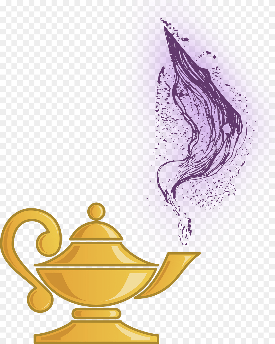 Magic Lamp Clipart, Pottery, Purple, Art, Jar Png Image