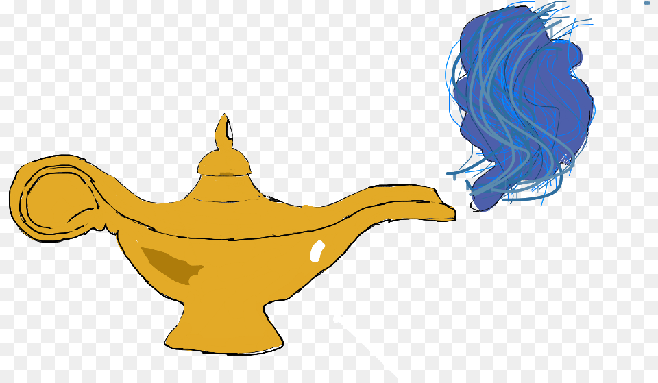 Magic Lamp Lol I Know Its Super Bad Illustration, Pottery, Person, Art, Adult Free Png Download