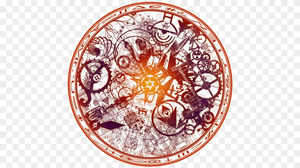 Magic Magiccircle Fantasy Red Glow Circle Evil Magic Circle, Accessories, Pattern, Ornament, Fractal Png Image