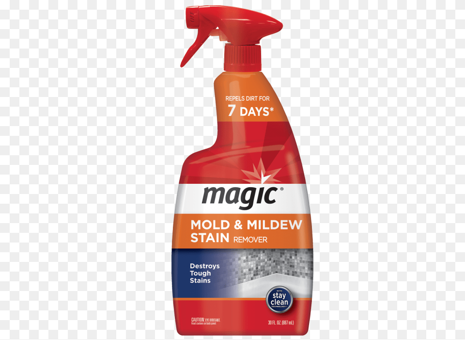 Magic Mold Amp Mildew Cleaner Magic Cleaner, Bottle, Food, Ketchup, Lotion Png Image