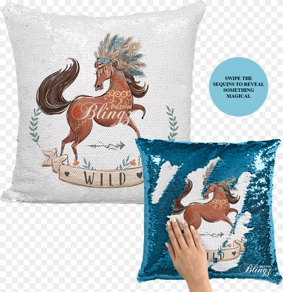 Magic Pillow With Photo Near Me, Cushion, Home Decor, Animal, Horse Png