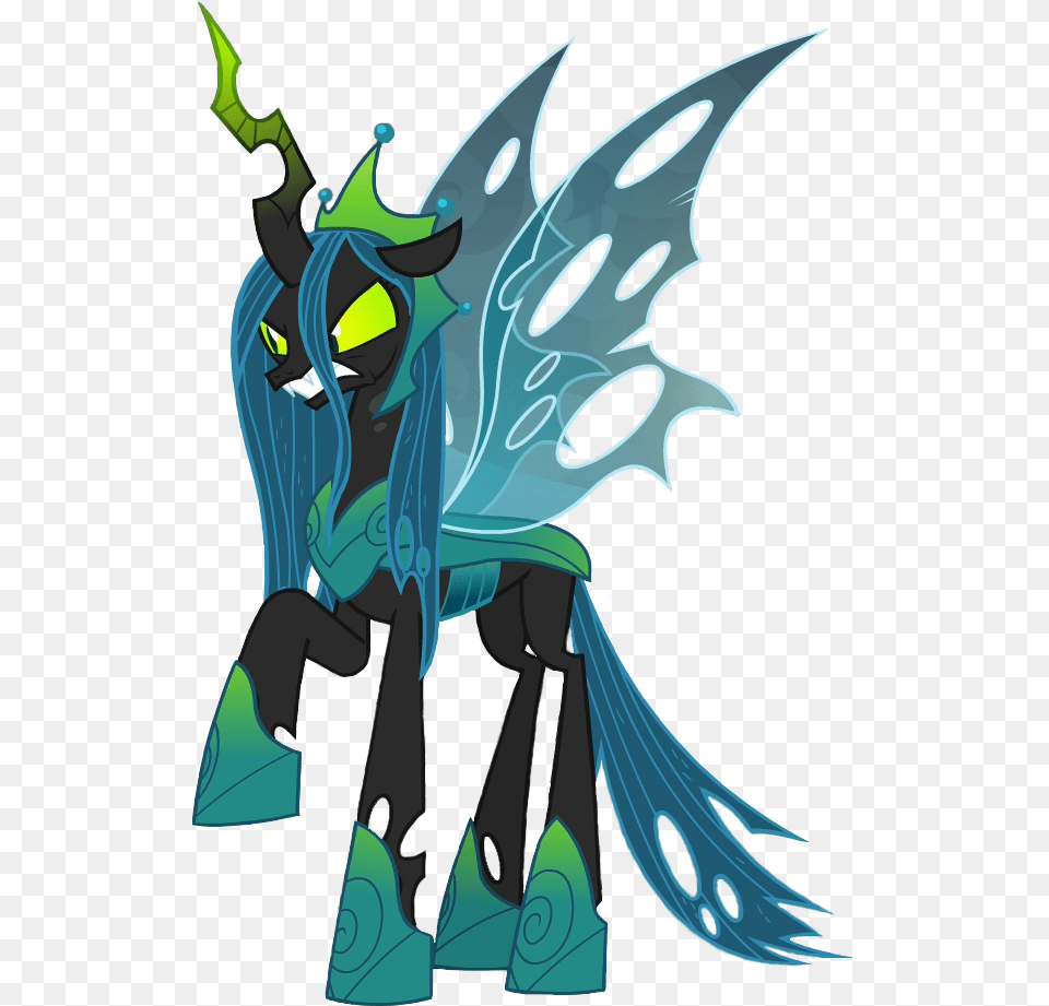 Magic Queen Chrysalis N Changelings Fan Queen Chrysalis Changeling Mlp, Animal, Fish, Sea Life, Shark Png