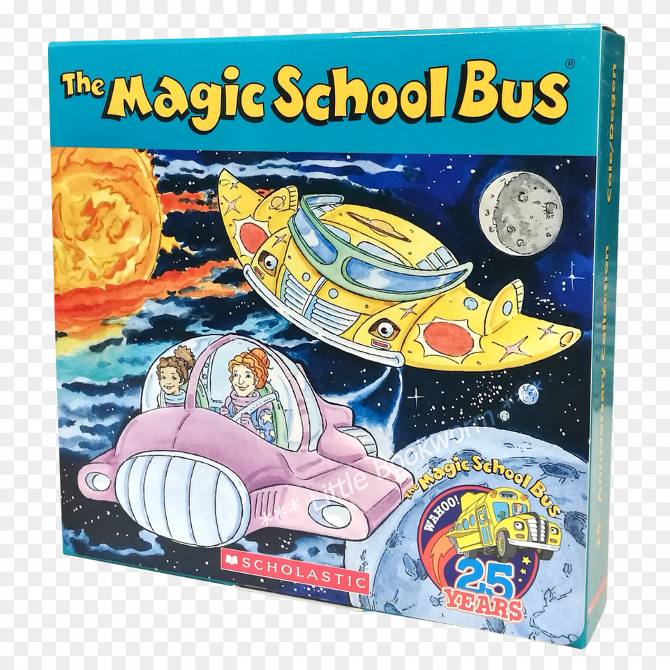 Magic School Bus 25th Anniversary Box Set Itemprop Magic School Bus Sees Stars, Book, Comics, Publication, Baby Free Transparent Png