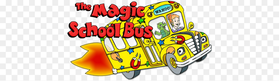 Magic School Bus Field Trip Magic School Bus Banner, Transportation, Vehicle, School Bus, Bulldozer Free Transparent Png