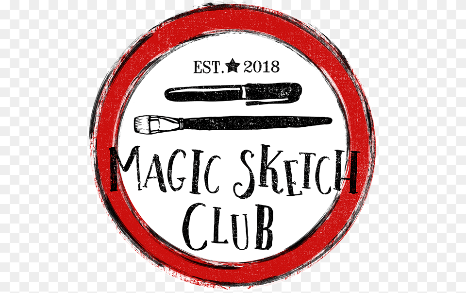 Magic Sketch Club Local Florida Sketch Club Disney Circle, Sign, Symbol, Road Sign, Brush Free Png