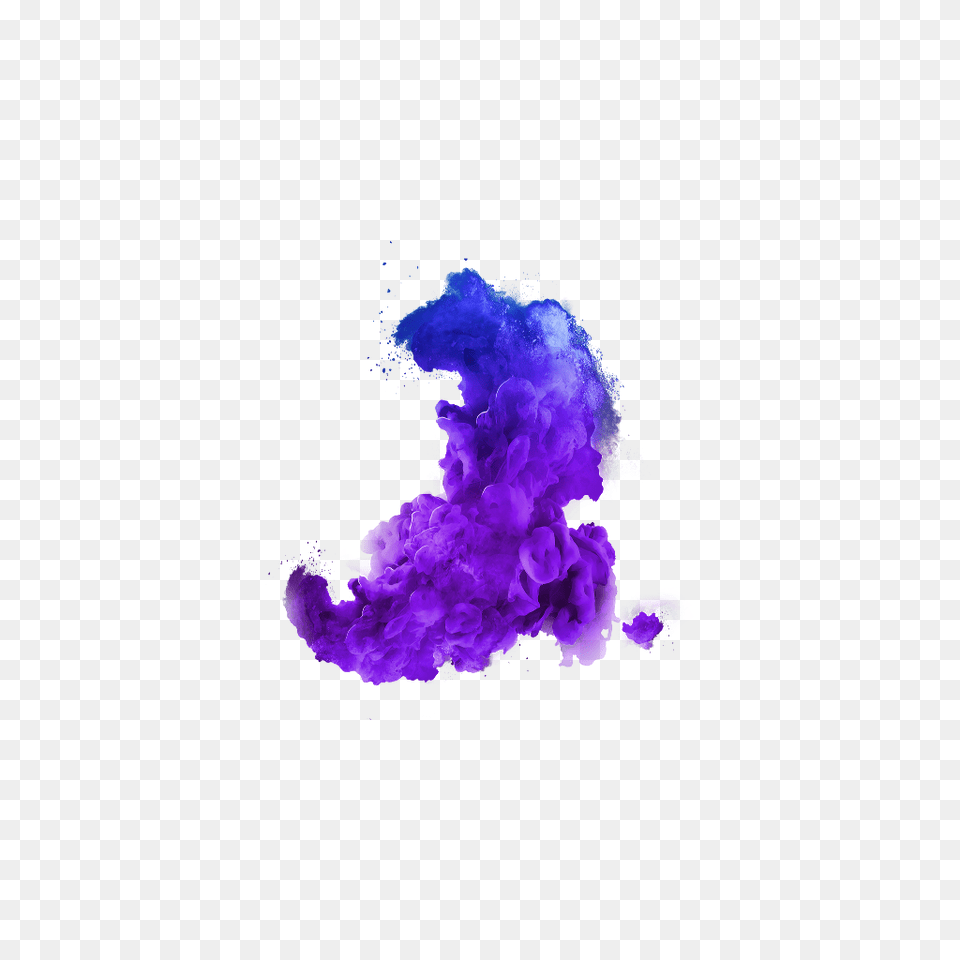 Magic Smoke Colour Burst Crush World Editing, Purple Png Image