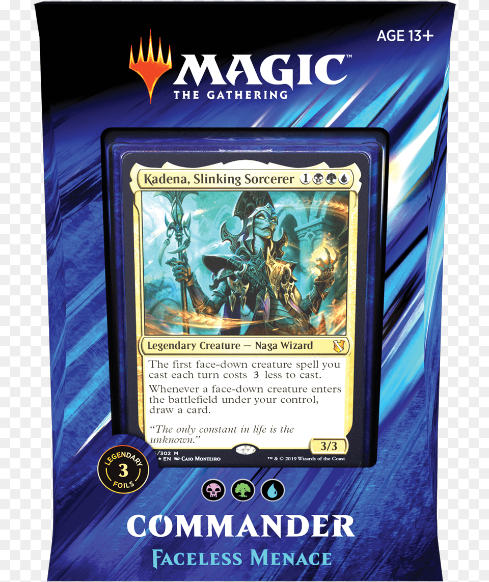 Magic The Gathering Commander 2019, Advertisement, Poster, Person, Book Png